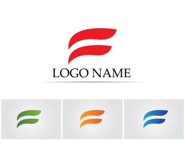 Doğa logosunu ve sembol şablonlarını ateşle