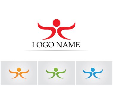 Halk sağlığı alanında başarılı olan sağlık logosu simgeleri