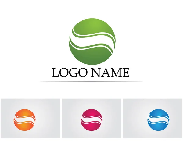 Logotipo Design Vetor Símbolos Ícones Modelo — Vetor de Stock