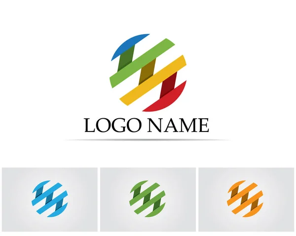 Logo de finanzas empresariales - ilustración del concepto vectorial — Archivo Imágenes Vectoriales