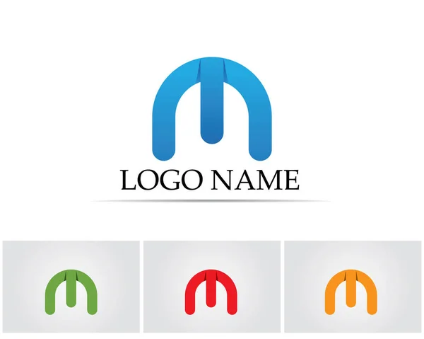 Letter M vector iconen zoals logo 's — Stockvector