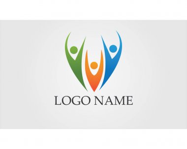 Topluluk insanlar logo ve sembolleri