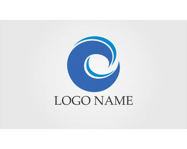 Technology circle logo and symbols — Stock Vector