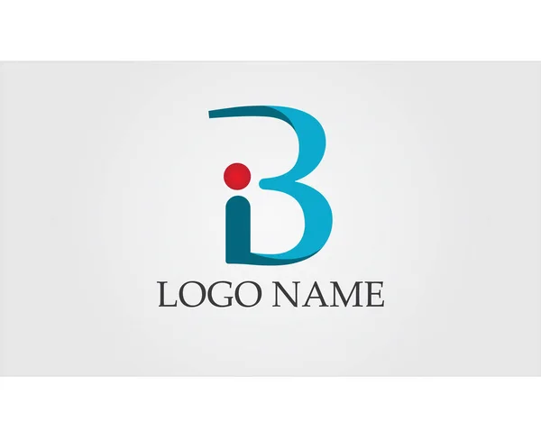 Mektup B Logo şablonu tasarlamak vektör