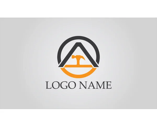 Hem mallen för logotypen och symboler — Stock vektor