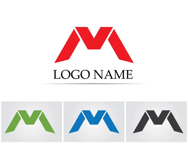 Letra M iconos vectoriales tales logotipos — Vector de stock