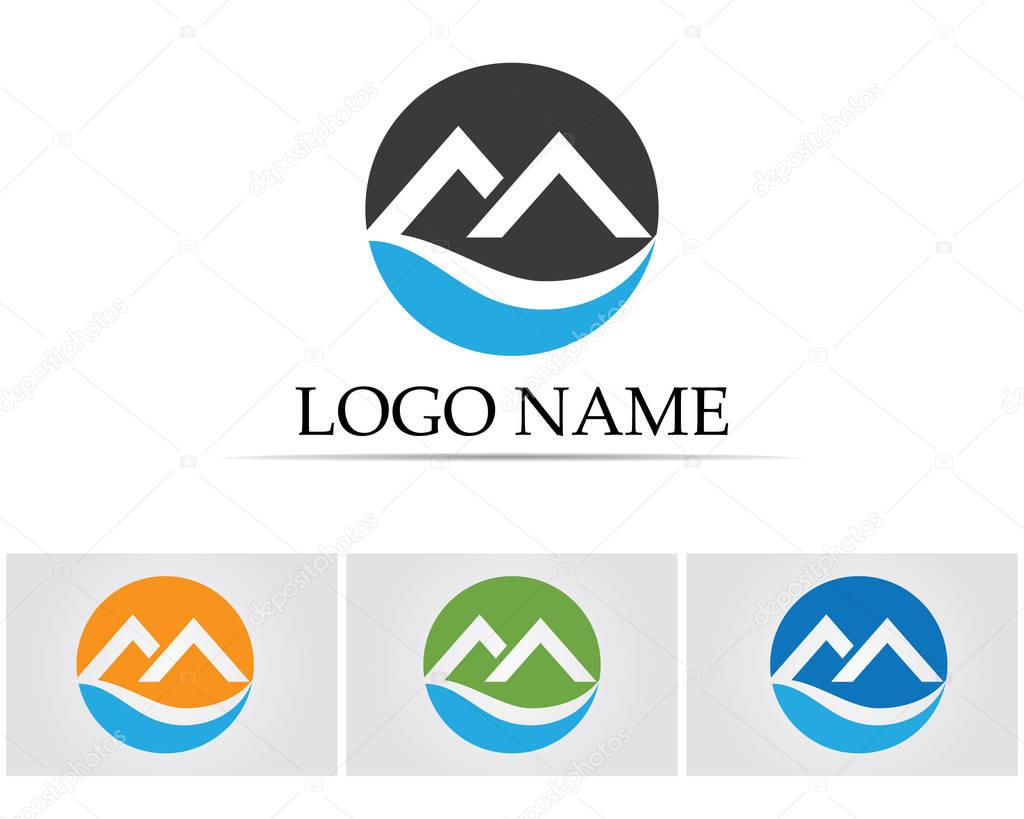Letter M vector icons such logos