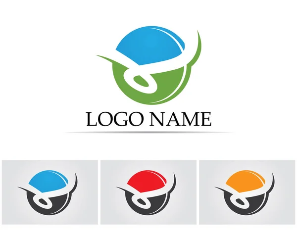 Şerit semboller ve logo simgeler şablonu — Stok Vektör