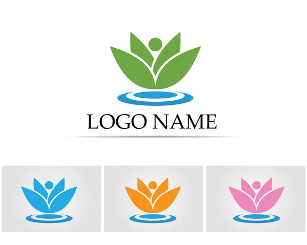 Logo et symboles de l'eau — Image vectorielle