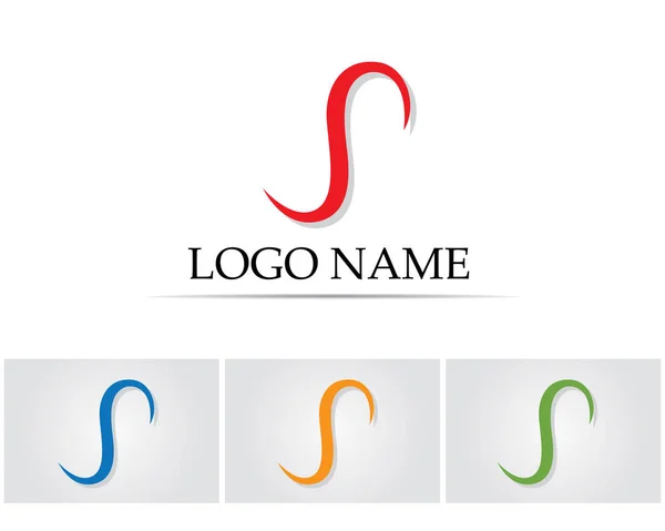 商业企业字母 S 标志设计矢量 — 图库矢量图片