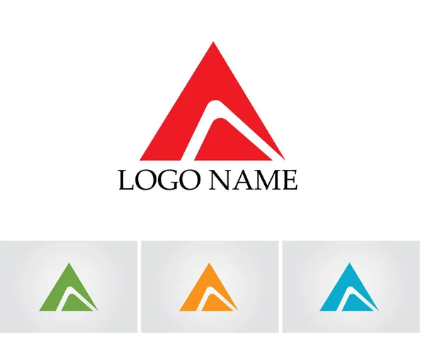 Une lettre Logo Business Template icône vectorielle — Image vectorielle