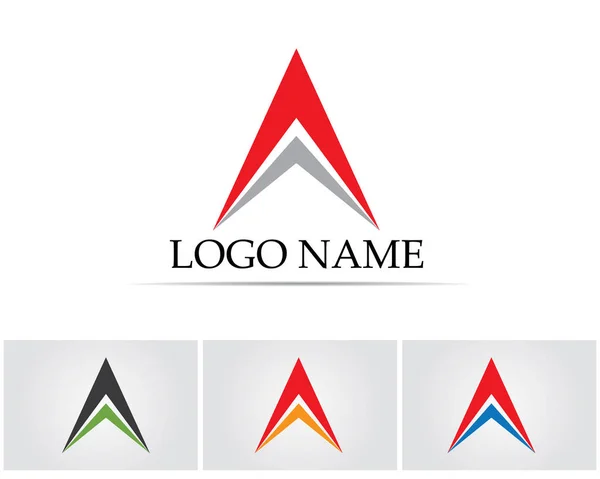 En Brev Logo Business Template Vector ikon — Stock vektor