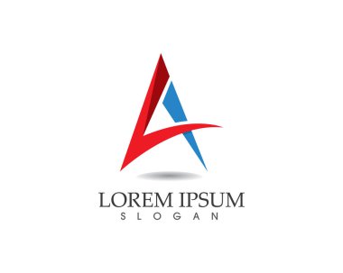 Bir Harf Logosu İş Şablonu Vektör simgesi