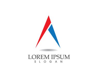 Bir Harf Logosu İş Şablonu Vektör simgesi