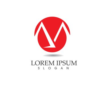 M harfi vektör simgeleri böyle logolar