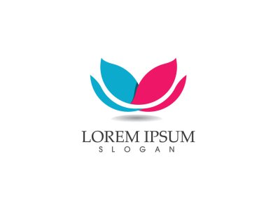 Yeşil doğa logo ve sembolleri vektör yaprak