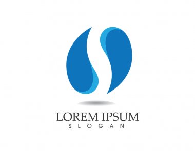 Deniz veya okyanus dalgaları, mavi su, sıçrama ve fırtına, vektör illüstrasyon