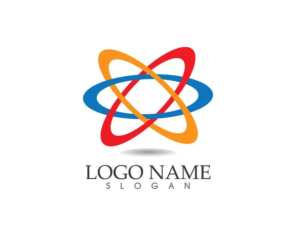 Vecteur - Logo et symboles du cercle technologique — Image vectorielle