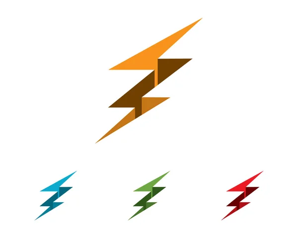 Vector - Vector bliksem pictogram logo en symbolen — Stockvector