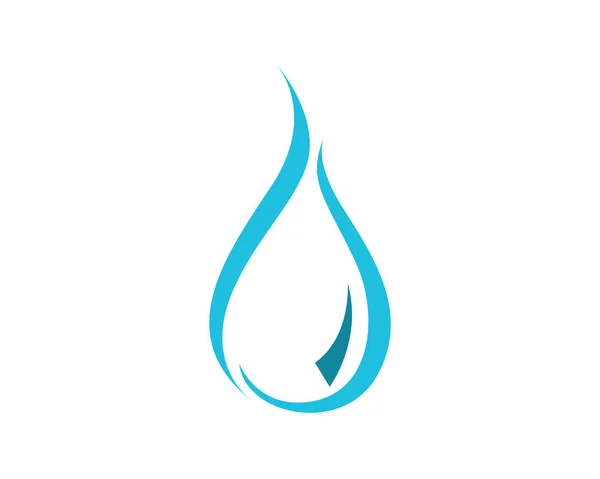 Logotipo e símbolos da água — Vetor de Stock