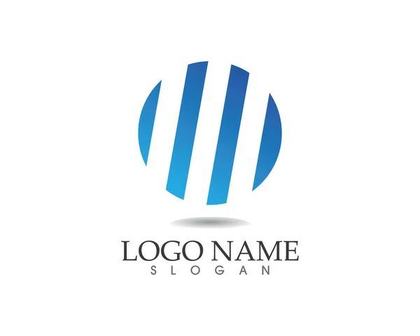 Λογότυπο επιχειρηματικής χρηματοδότησης - εικονογράφηση έννοιας φορέα — Διανυσματικό Αρχείο