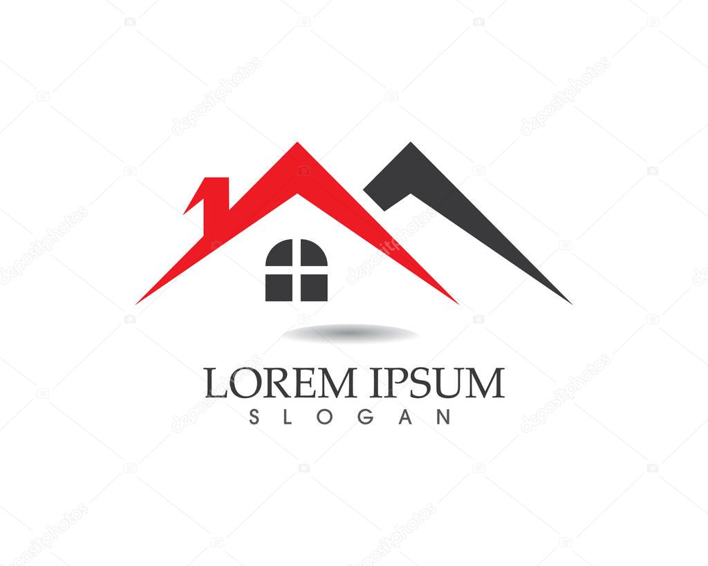  home and buildings logo icons template