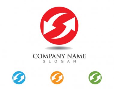 Vektör - teknoloji daire logo ve sembolleri