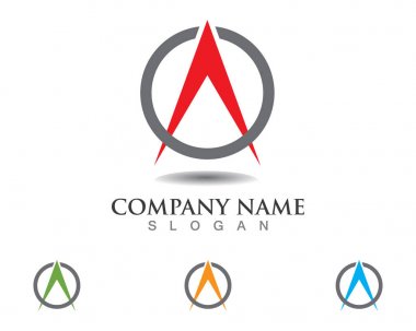 Bir Harf Logosu İş Şablonu Vektör simgesi