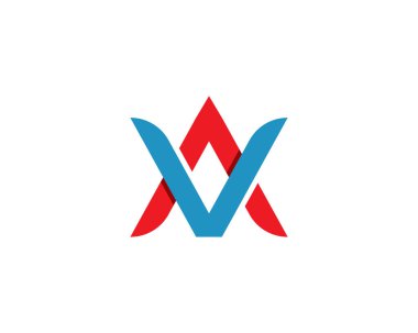 Bir Harf Logosu İş Şablonu Vektör simgesi