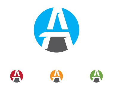 Bir Harf Logosu İş Şablonu Vektör simgesi