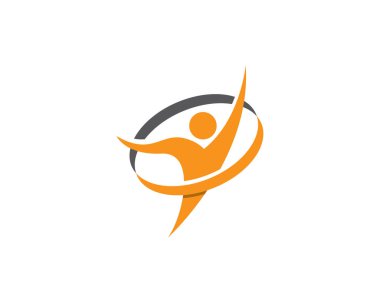 İnsanlar başarıyı önemser sağlık logosu simgeleri