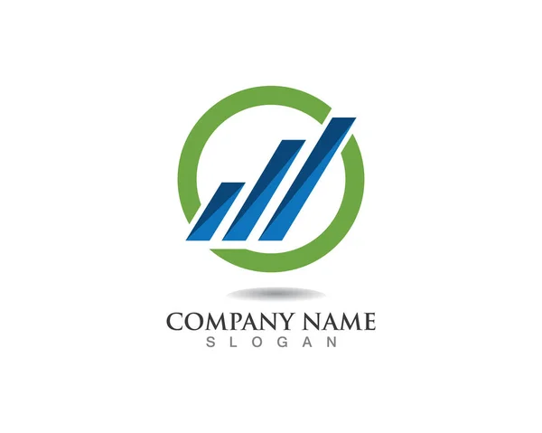 Yritysrahoituksen logo - vektoriesimerkki — vektorikuva