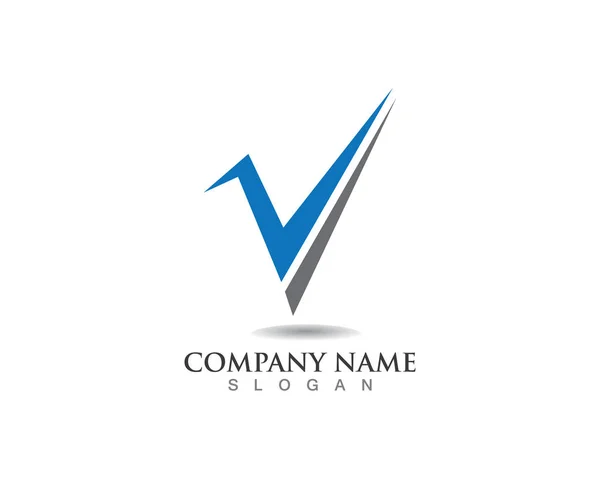 Векторные иконки буквы V, такие как логотипы — стоковый вектор