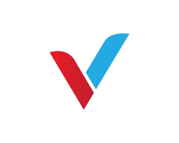 V betű logó és szimbólumok — Stock Vector