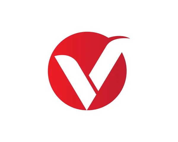 V betű logó és szimbólumok — Stock Vector