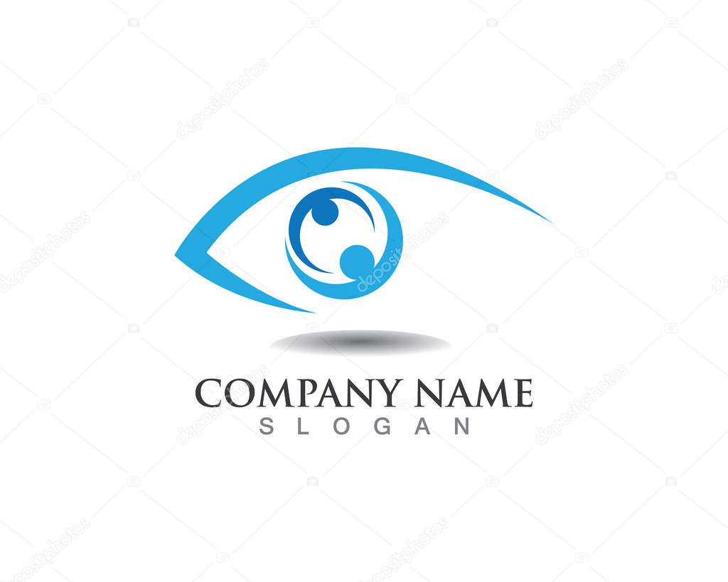 Vector - Eye care logo vector