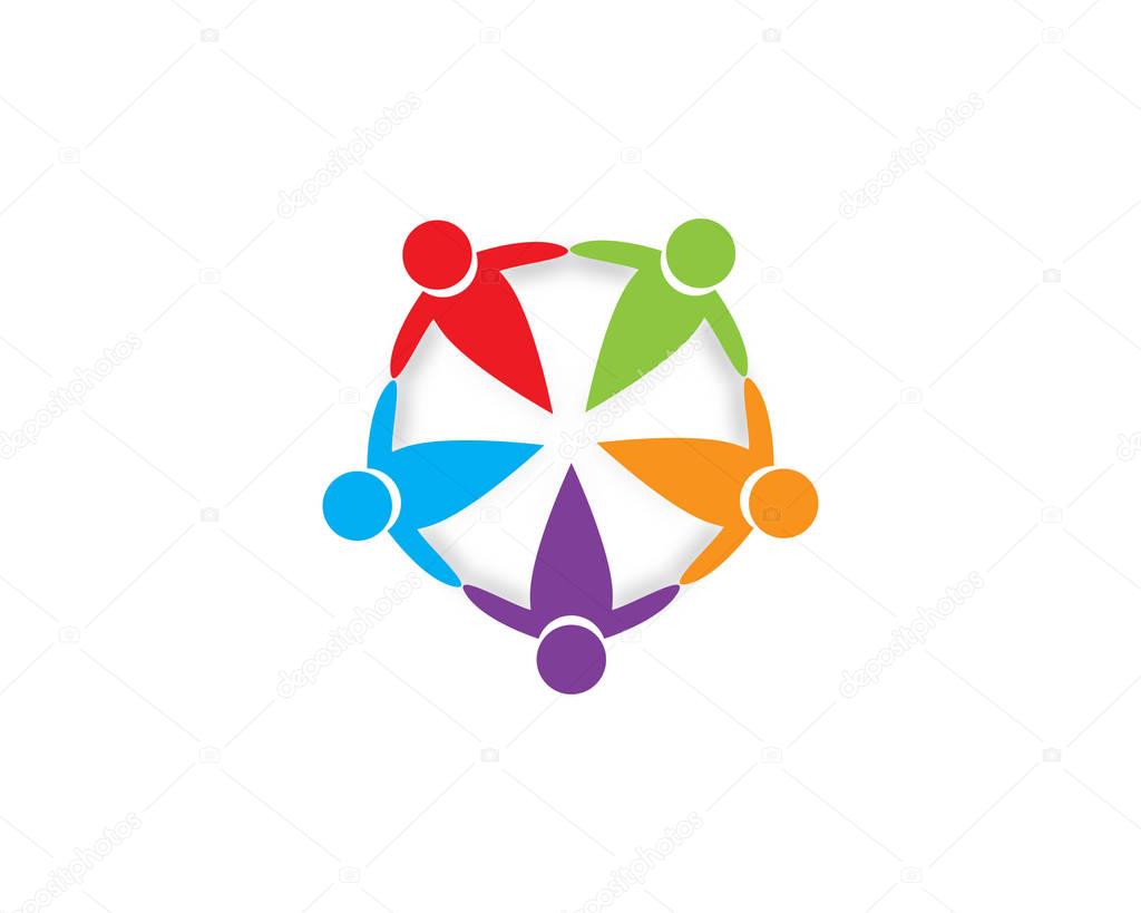 People care success health life logo template icons