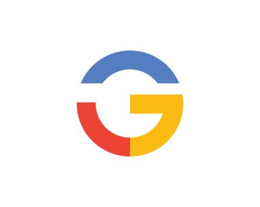 G harfleri logo ve semboller şablon simgeleri