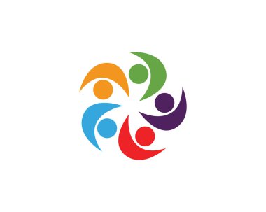 İnsanlar başarıyı önemser sağlık logosu simgeleri