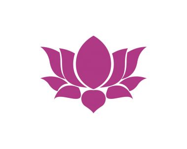 Vektör - Lotus çiçek işareti sağlık, Spa ve Yoga için. Vektör çizim