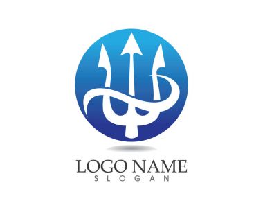 sihirli trident sembolleri ve logosu