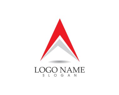 Bir Harf Logosu İş Şablonu Vektör simgesi