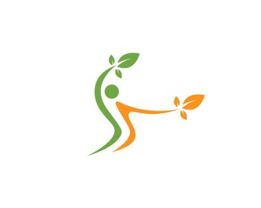 İnsanlar başarıyı önemser sağlık logosu simgeleri
