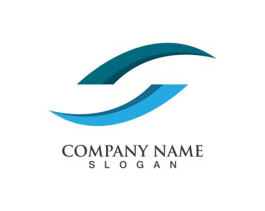 İş finans logosu - vektör konsepti çizimi