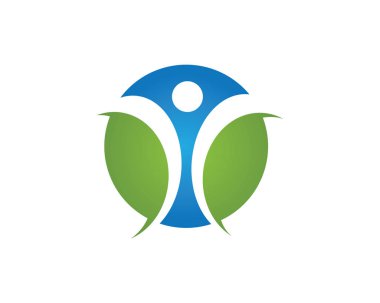 Başarılı insanlar bakım başarı sağlık hayat logo logo şablonu-