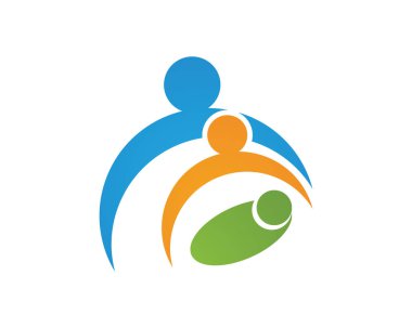 Başarılı insanlar bakım başarı sağlık hayat logo logo şablonu-