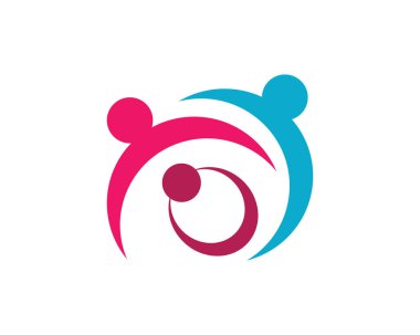 Başarılı insanlar bakım başarı sağlık hayat logo logo şablonu-