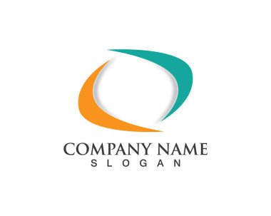 İş finans logosu - vektör konsepti çizimi