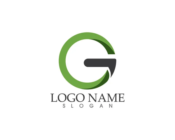 G letras logotipo y símbolos — Vector de stock