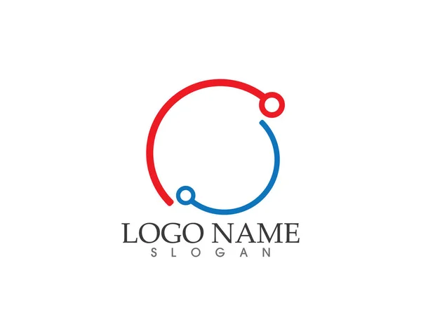 Logo et symboles du câble Internet — Image vectorielle